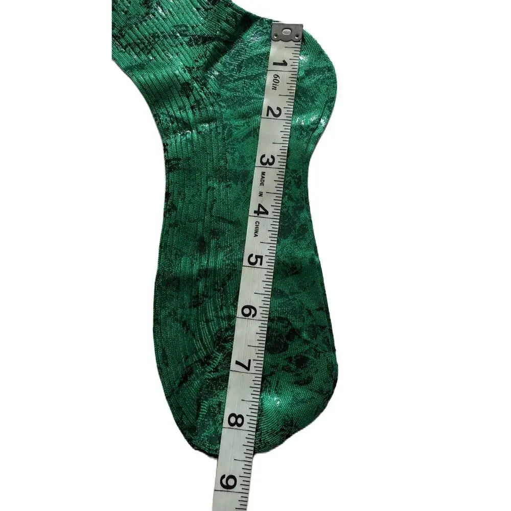 Maria La Rosa Green Silk Socks New